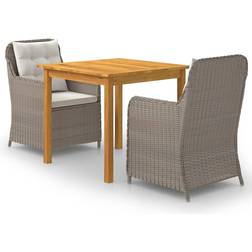 vidaXL 3067724 Essgruppe, 1 Tisch einschl. 4 Stühle