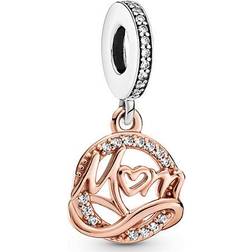 Pandora Charm Pendant Mum People Or rose