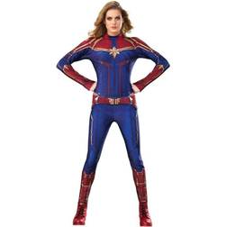 Rubies Deluxe Captain Marvel Women's Costume Superhero Costumes