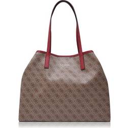 Guess Vikky 4G Logo Maxi Shopper - Brown