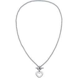 Tommy Hilfiger Heart Necklace - Silver