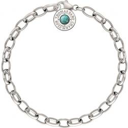 Thomas Sabo Charm Club Bracelet - Silver/Turquoise