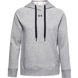 Under Armour Women's UA Rival Fleece HB Hoodie - Steel Medium Heather/Black - 035