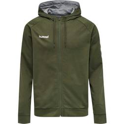 Hummel Sweatshirt À capuche zippé Go - Vert