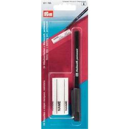 Prym 24 Laundry Marking Tabs & 1 Permanent Marker