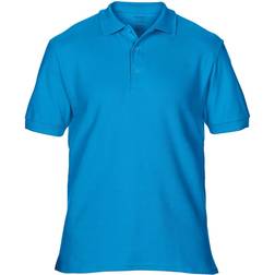 Gildan Premium Cotton Sport Double Pique Polo Shirt - Sapphire