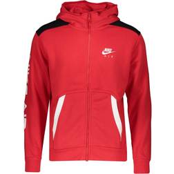Nike Air Fleece Hooded Jacket - University Red/Black/White