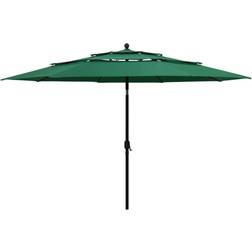 vidaXL Garden Parasol with Aluminum Bar 350cm