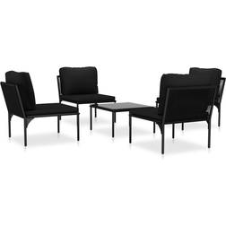 vidaXL 48590 Conjunto de Sala de Exterior, 1 Mesa incl. 4 Sofás