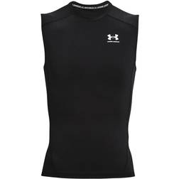 Under Armour HeatGear Sleeveless Top - Black/White