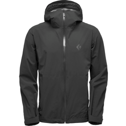 Black Diamond Stormline Stretch Rain Shell Jacket - Black