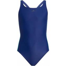 adidas Athly V 3-Stripes Swimsuit - Victory Blue/Signal Cyan (H34748)