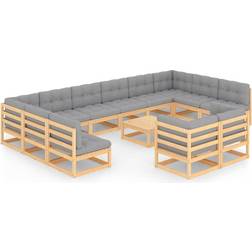 vidaXL 3077279 Loungeset, Bord inkl. 12 Soffor