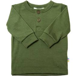 Joha Blouse L/S with 2 Button - - Dark Sage (18602-15964)