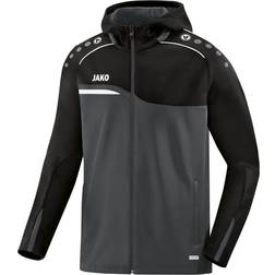 JAKO Competition 2.0 Hooded Jacket Unisex - Anthracite/Black