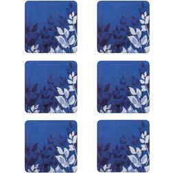 Denby Colours Blue Foliage Coaster 6pcs