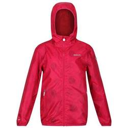 Regatta Kid's Printed Lever Packaway Waterproof Jacket - Duchess Petal (RKW176_D2P)