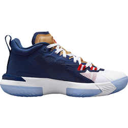 Nike Zion 1 GS - Blue Void/White/Metallic Gold/University Red