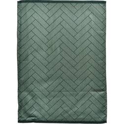 Södahl Tiles Gästhandduk Grön (70x50cm)