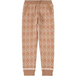 Chloé Logo Knit Pants - Beige (C14682)