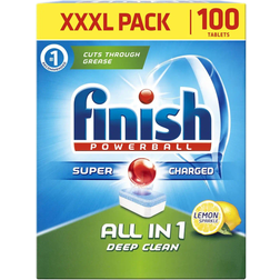 Finish All-In-1 Dishwasher Tablets Lemon Sparkle 100-pack