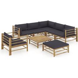 vidaXL 3058218 Loungeset, 1 Bord inkl. 1 Stolar & 5 Soffor