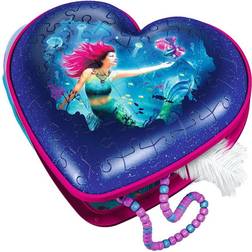 Ravensburger 3D Puzzle Heart Box Mermaid 54 Pieces