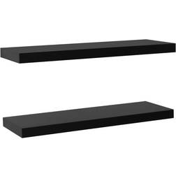 vidaXL - Wall Shelf 100cm 2pcs