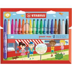 Stabilo Power Wallet of 18-pack