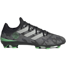 adidas Gamemode Knit Firm-Ground Boots - Core Black/Grey Two/Semi Screaming Green