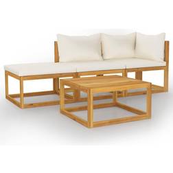 vidaXL 3057659 Loungesæt, 1 borde inkl. 2 sofaer