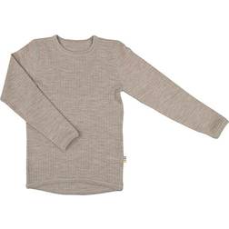 Joha Rib T-shirt - Sesame Melange (16341-122-15587)