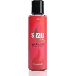 Sensuva Sizzle Lips Warming Edible Gel Strawberry 125ml