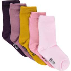 Minymo Socks 5-pack - Shadow Purple (5247-664)