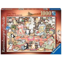 Ravensburger Crazy Cats Bingleys Bookclub 1000 Pieces