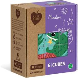 Clementoni Play For Future Cubes Monsters 6 Bitar