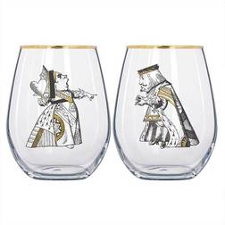 KitchenCraft Alice In Wonderland Tumbler 35cl 2pcs