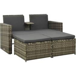 vidaXL 313128 Lounge-Set, Tisch einschl. 1 Sofas
