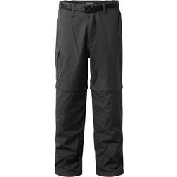 Craghoppers Kiwi Convertible Trousers - Black Pepper