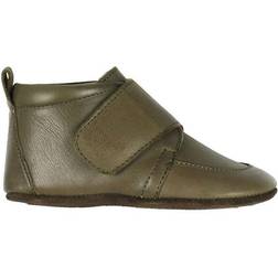 En Fant Velcro leather Slippers - Dusty Olive