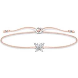 Thomas Sabo Little Secret Butterfly Bracelet - Silver/Beige/Transparent