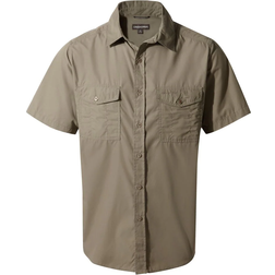 Craghoppers Kiwi Short Sleeved Shirt - Pebble