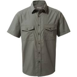 Craghoppers Kiwi Short Sleeved Shirt - Dark Grey