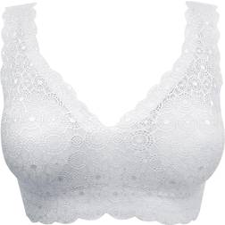 Magic Bodyfashion Soutien-Gorge Dentelle Sans Armature Blanc