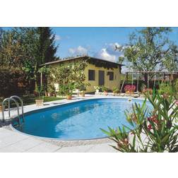 Planet Pool Premium Steel Wall Oval Pool 8x4.2x1.5m