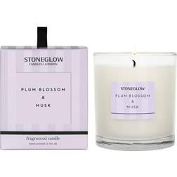 Stoneglow Plum Blossom & Musk Scented Candle 220g