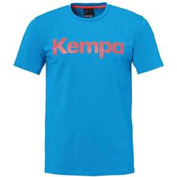 Uhlsport Graphic Short Sleeve T-Shirt - Blue