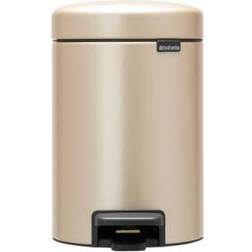 Brabantia Poubelle À Pédale Newicon 3 Litres Metallic Gold