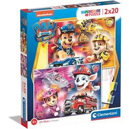 Clementoni Supercolor Paw Patrol The Movie 2x20 Pieces