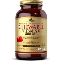 Solgar Vitamin C 500mg Chewable Cran Raspberry 90 stk